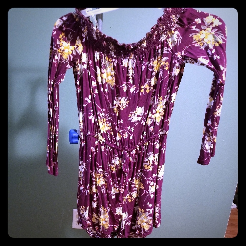3/4 sleeve romper